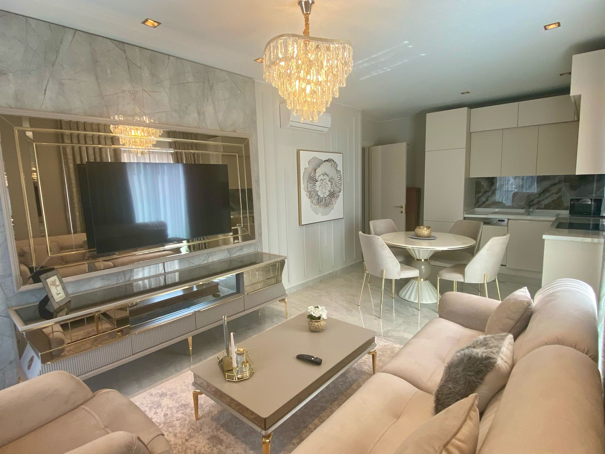 Трехкомнатная квартира рядом с морем в центре Алании.  - Фото 25