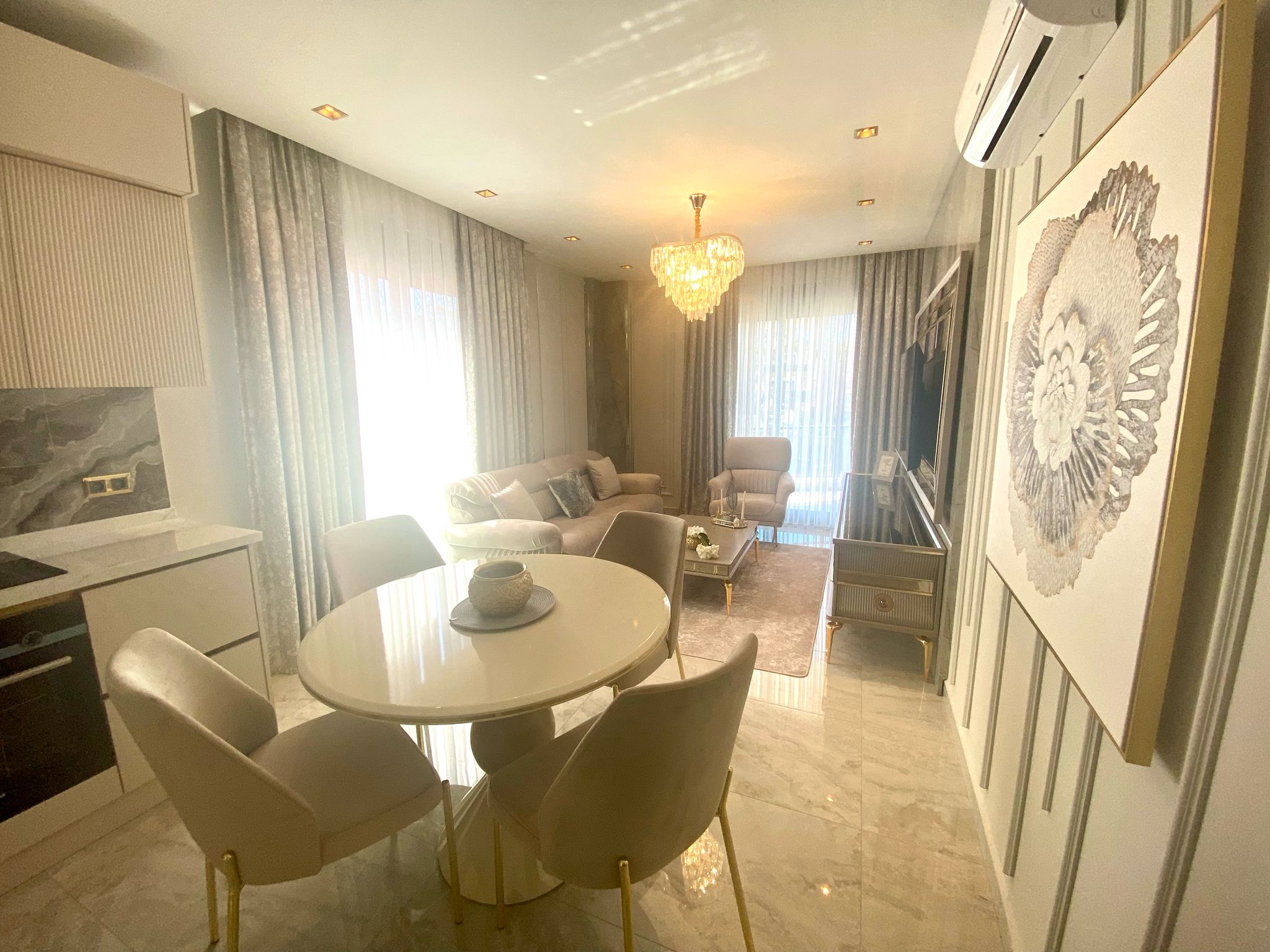 Трехкомнатная квартира рядом с морем в центре Алании.  - Фото 20