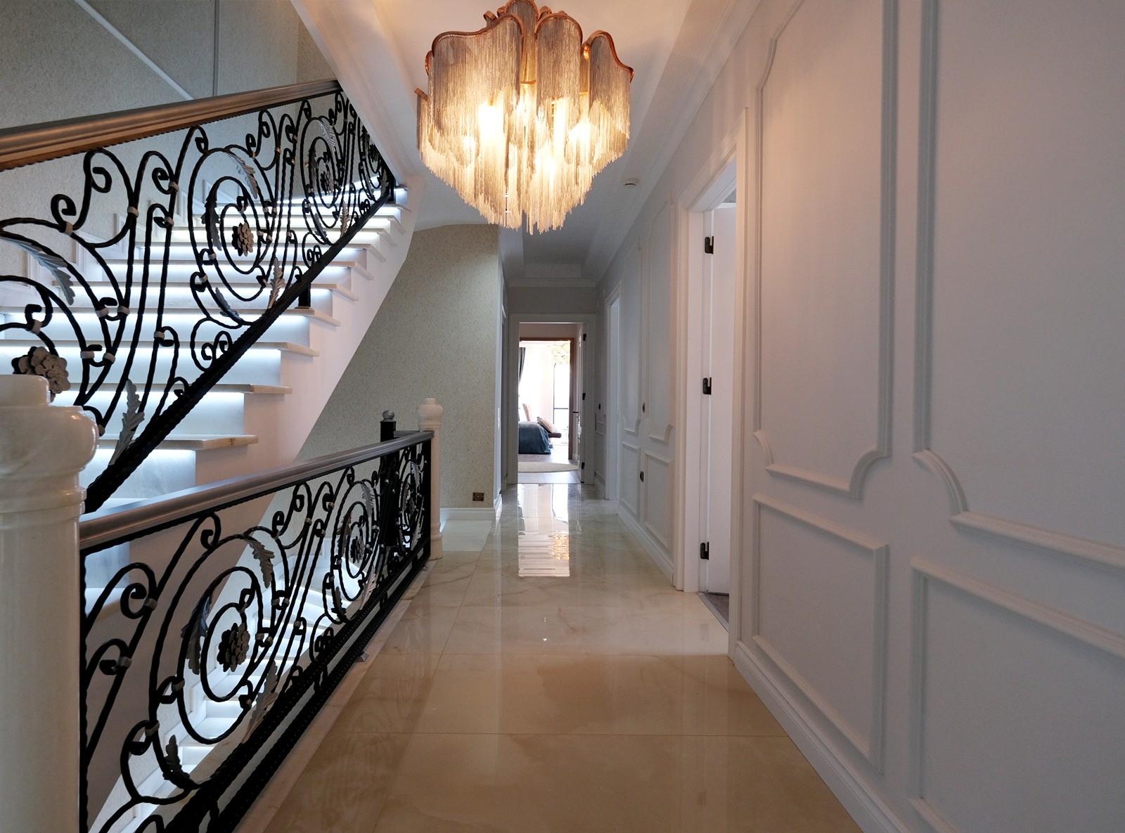 Элитные виллы 6+3 в Бююкчекмедже с панорамным видом на море. - Фото 49