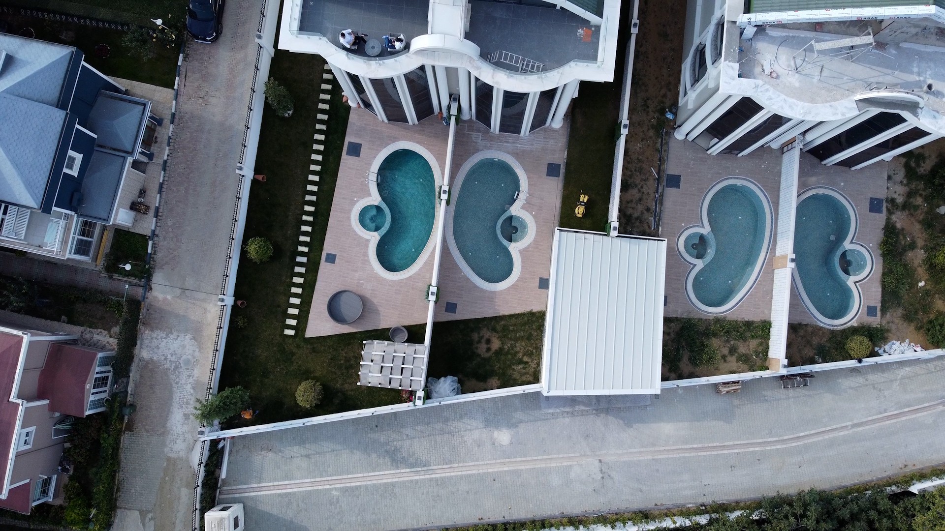 Элитные виллы 6+3 в Бююкчекмедже с панорамным видом на море. - Фото 14