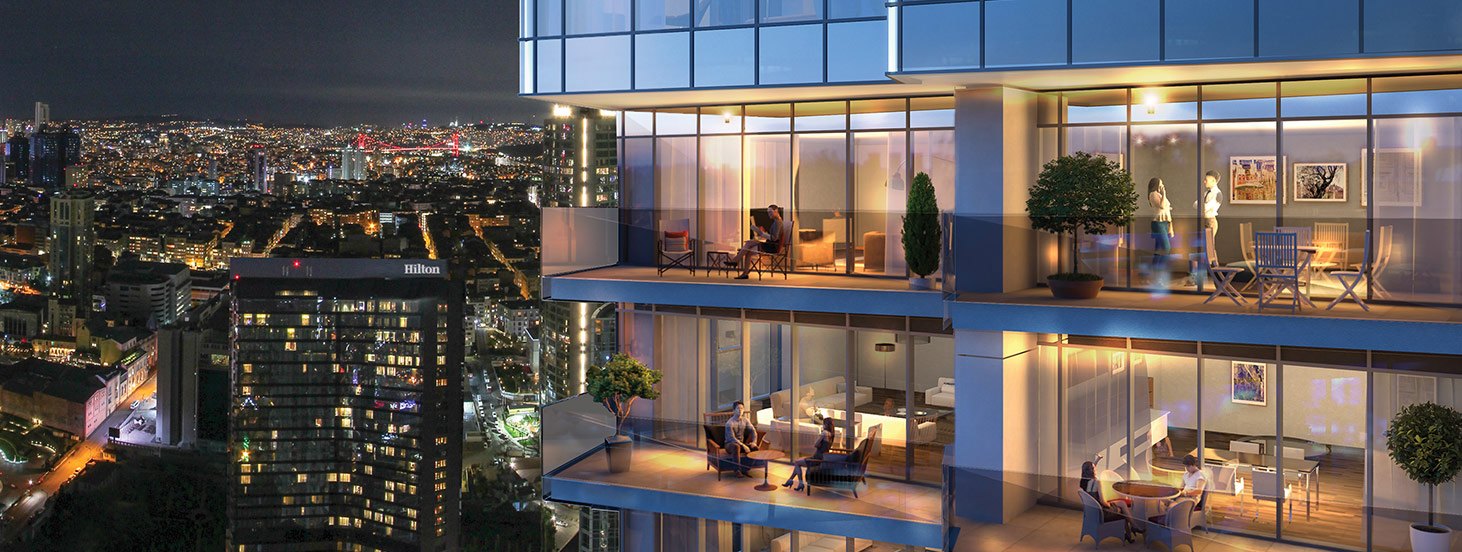 Жилой комплекс с планировками 1+1, 2+1 и 3+1 в одном из центральных районов Стамбула — Шишли. - Фото 3