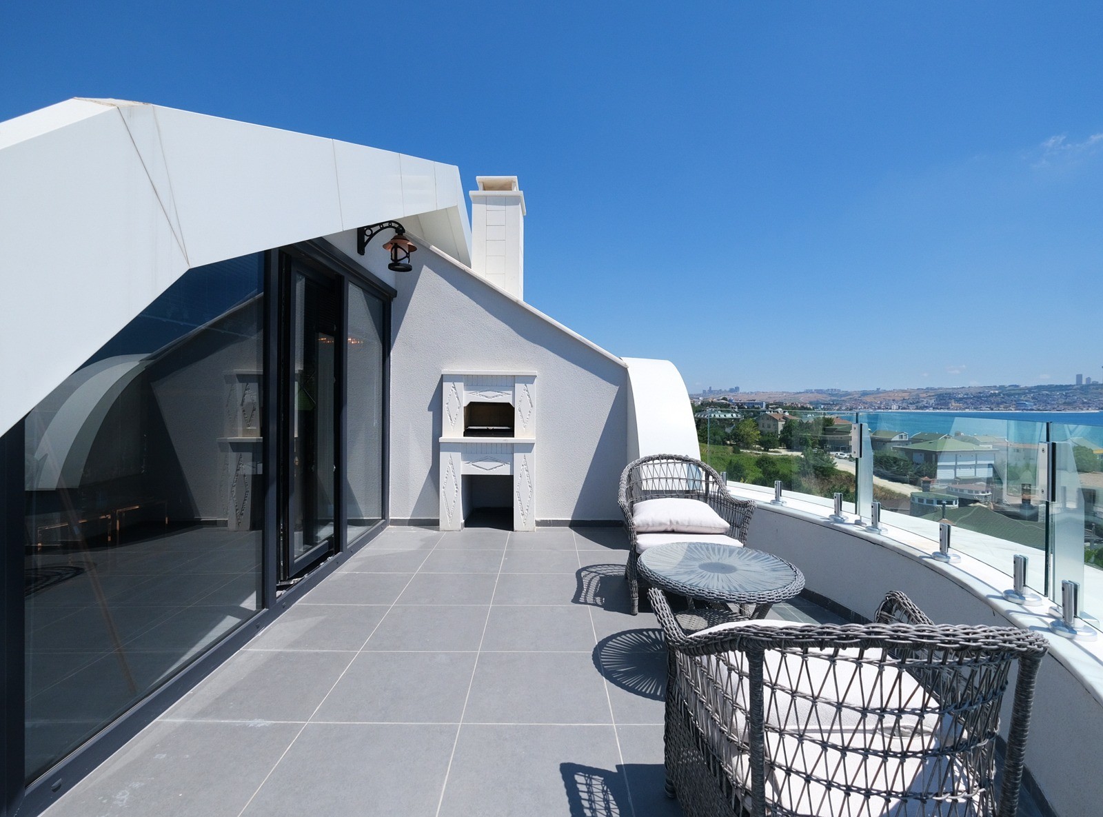 Элитные виллы 6+3 в Бююкчекмедже с панорамным видом на море. - Фото 63