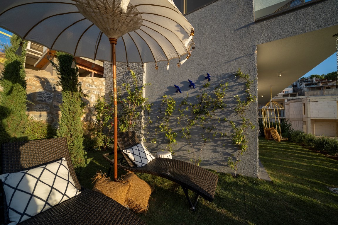 Жилой проект с виллами 4+1 (200 м²) у моря в Бодруме с панорамным видом на Эгейское побережье. - Фото 35