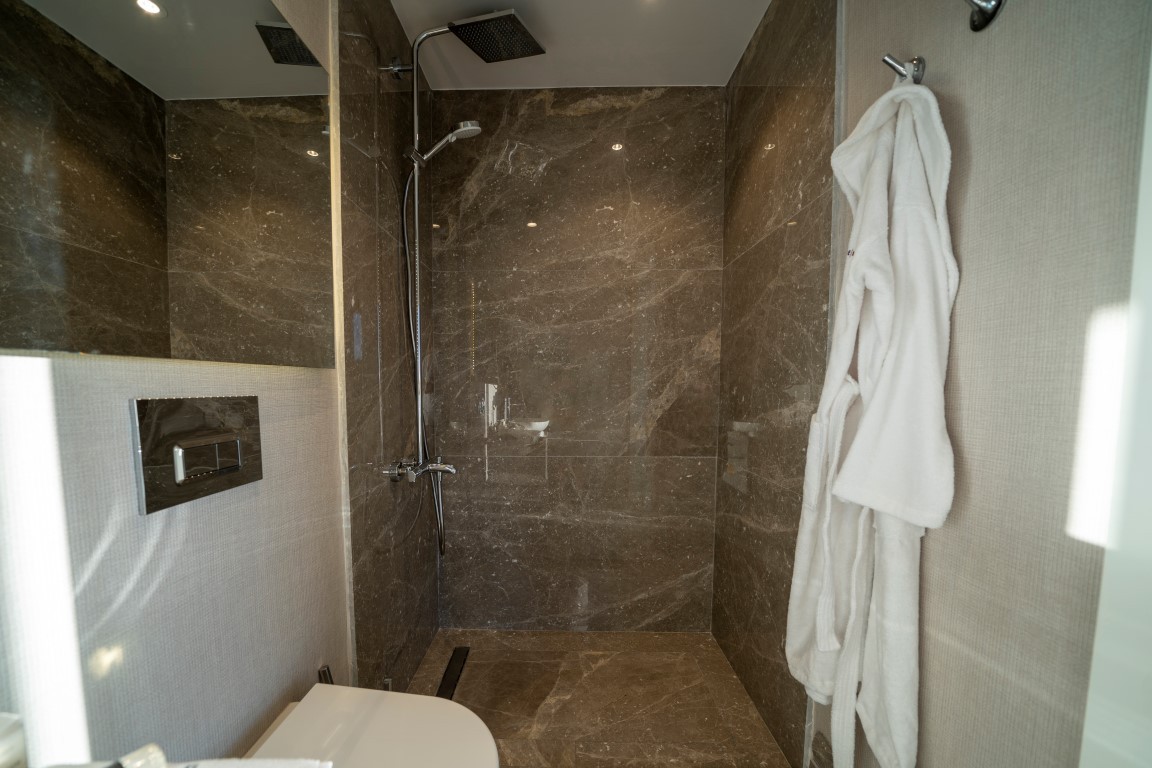 Жилой проект с виллами 4+1 (200 м²) у моря в Бодруме с панорамным видом на Эгейское побережье. - Фото 49