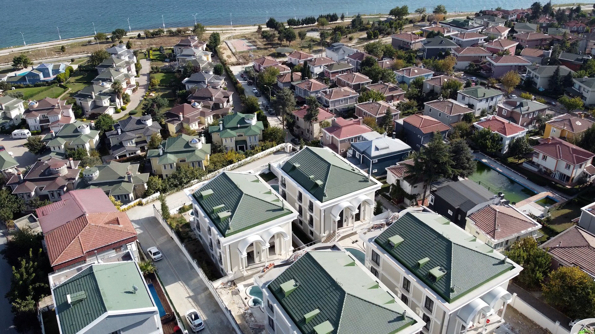 Элитные виллы 6+3 в Бююкчекмедже с панорамным видом на море. - Фото 11