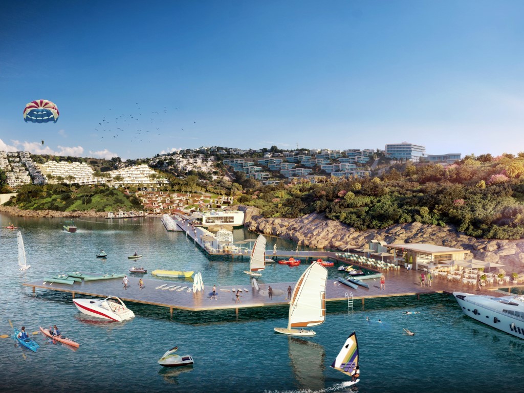 Жилой проект с виллами 4+1 (200 м²) у моря в Бодруме с панорамным видом на Эгейское побережье. - Фото 7