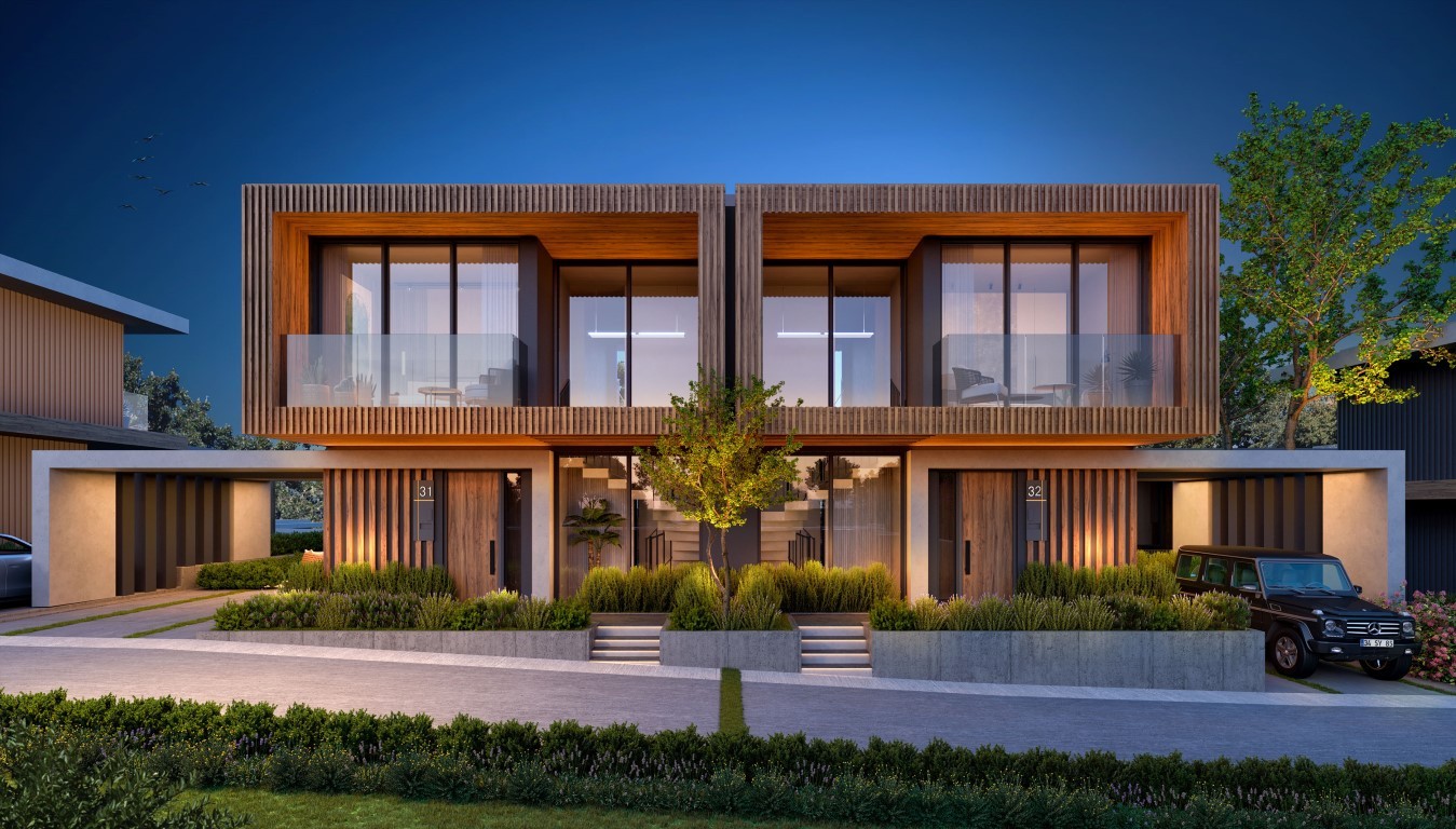 Современные виллы 3+1 и 4+1 с личным бассейном в тихом районе Бодрума. - Фото 9