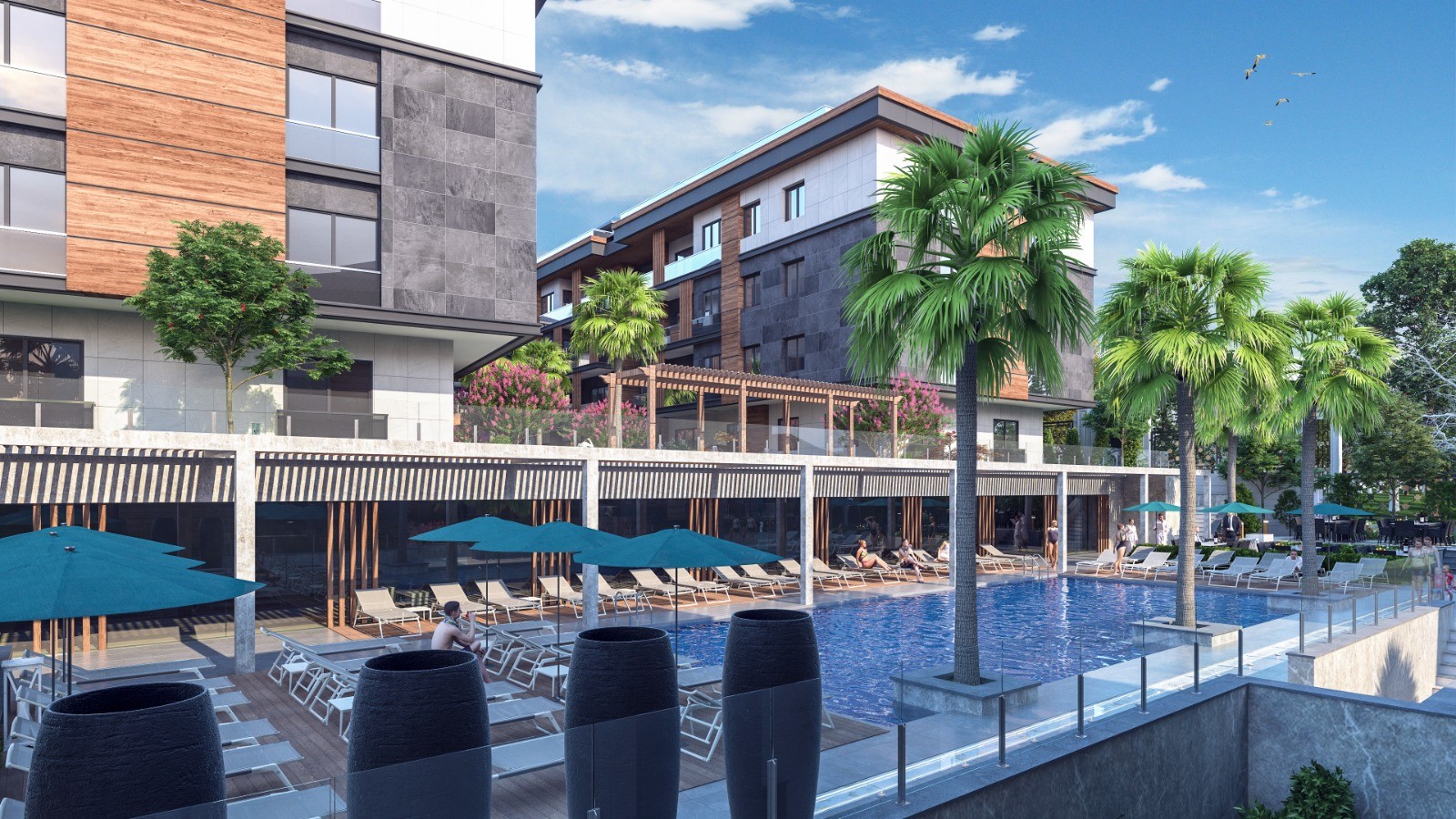 Современный жилой комплекс с разнообразными планировками в спокойном районе Бейликдюзю, Стамбул. - Фото 8