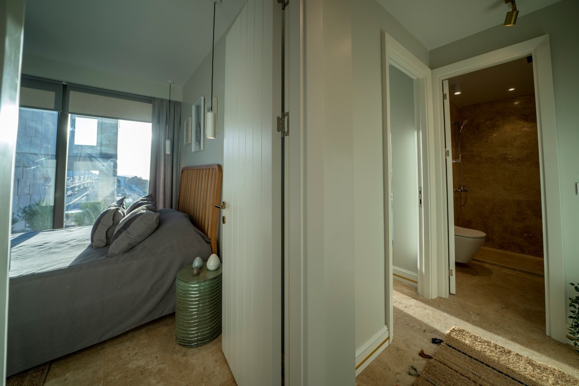 Жилой проект с виллами 4+1 (200 м²) у моря в Бодруме с панорамным видом на Эгейское побережье. - Фото 45