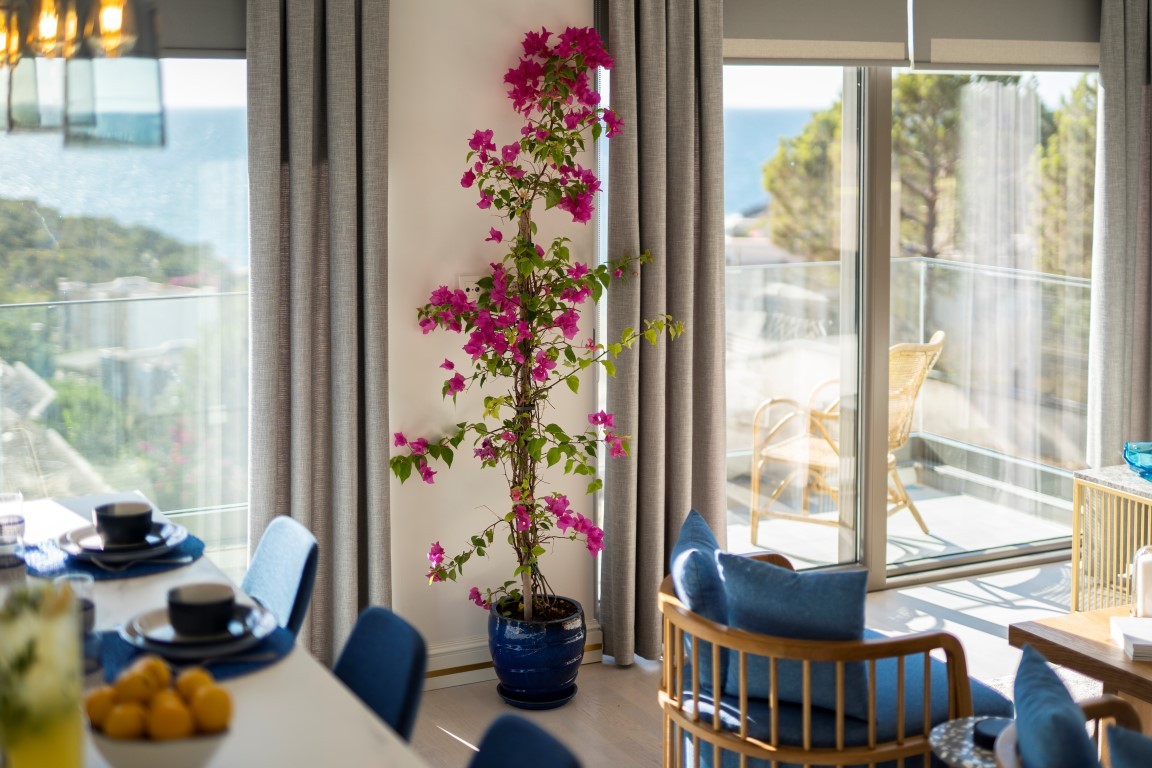 Жилой проект с виллами 4+1 (200 м²) у моря в Бодруме с панорамным видом на Эгейское побережье. - Фото 23