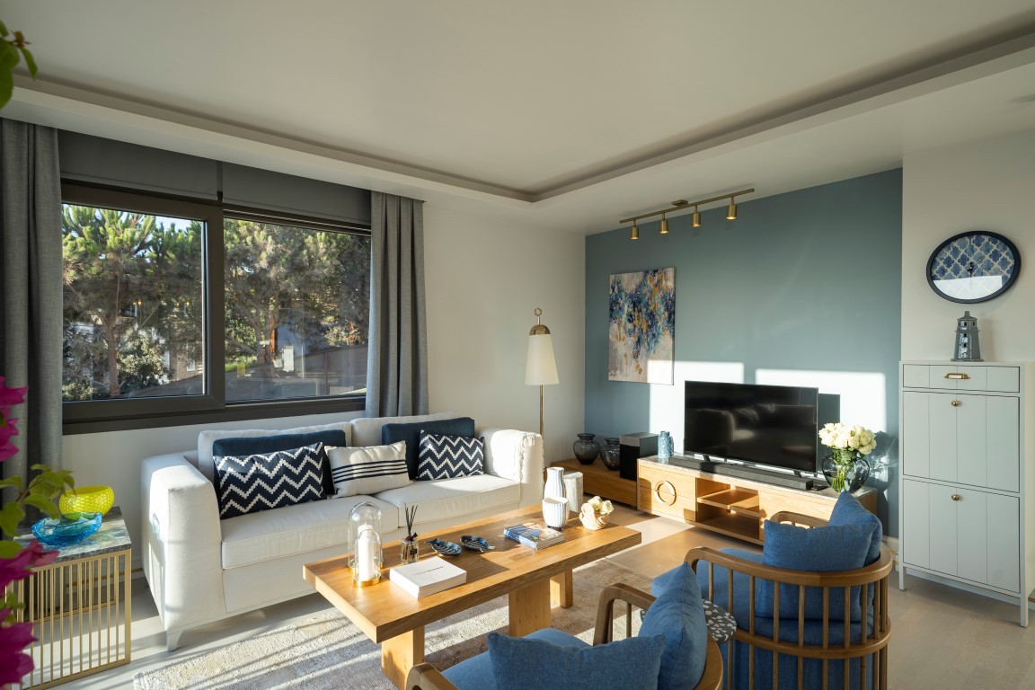 Жилой проект с виллами 4+1 (200 м²) у моря в Бодруме с панорамным видом на Эгейское побережье. - Фото 26