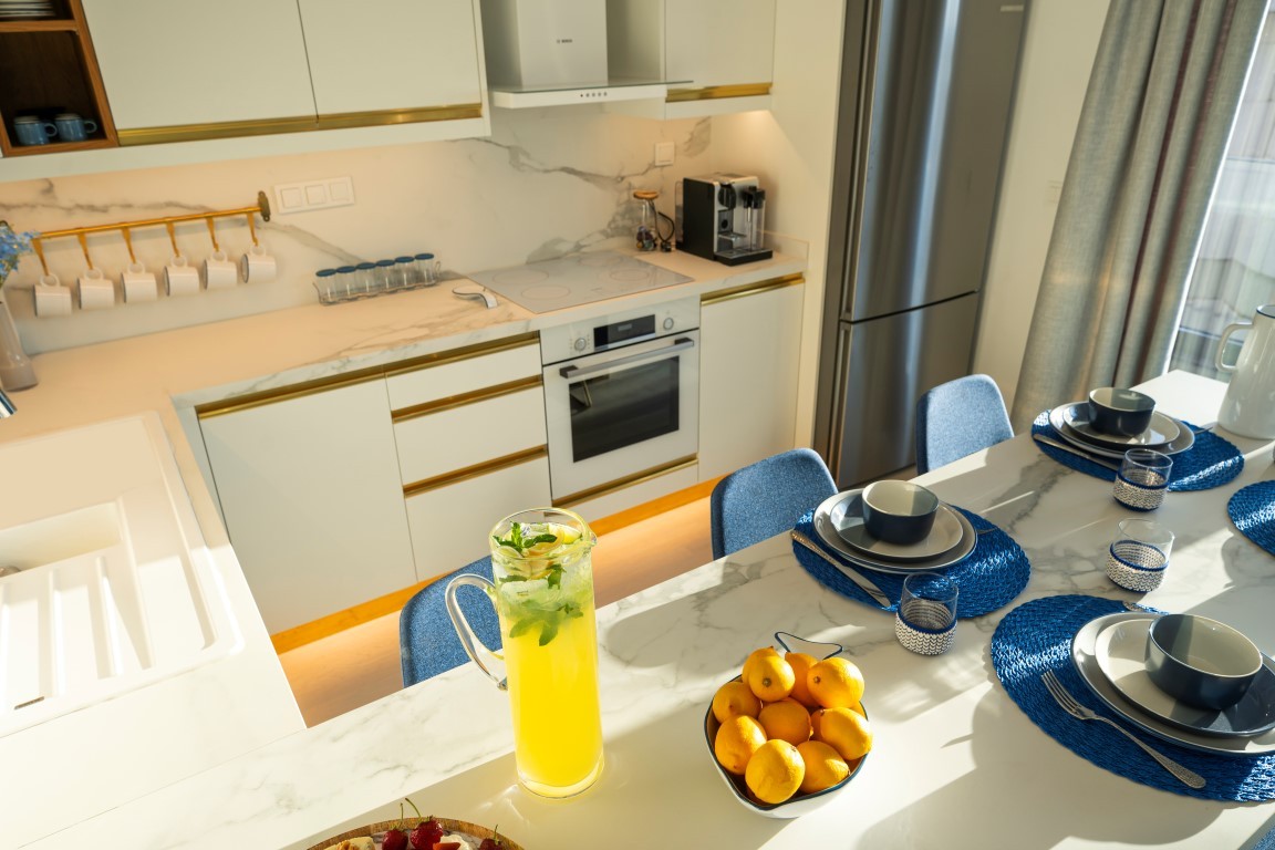 Жилой проект с виллами 4+1 (200 м²) у моря в Бодруме с панорамным видом на Эгейское побережье. - Фото 31