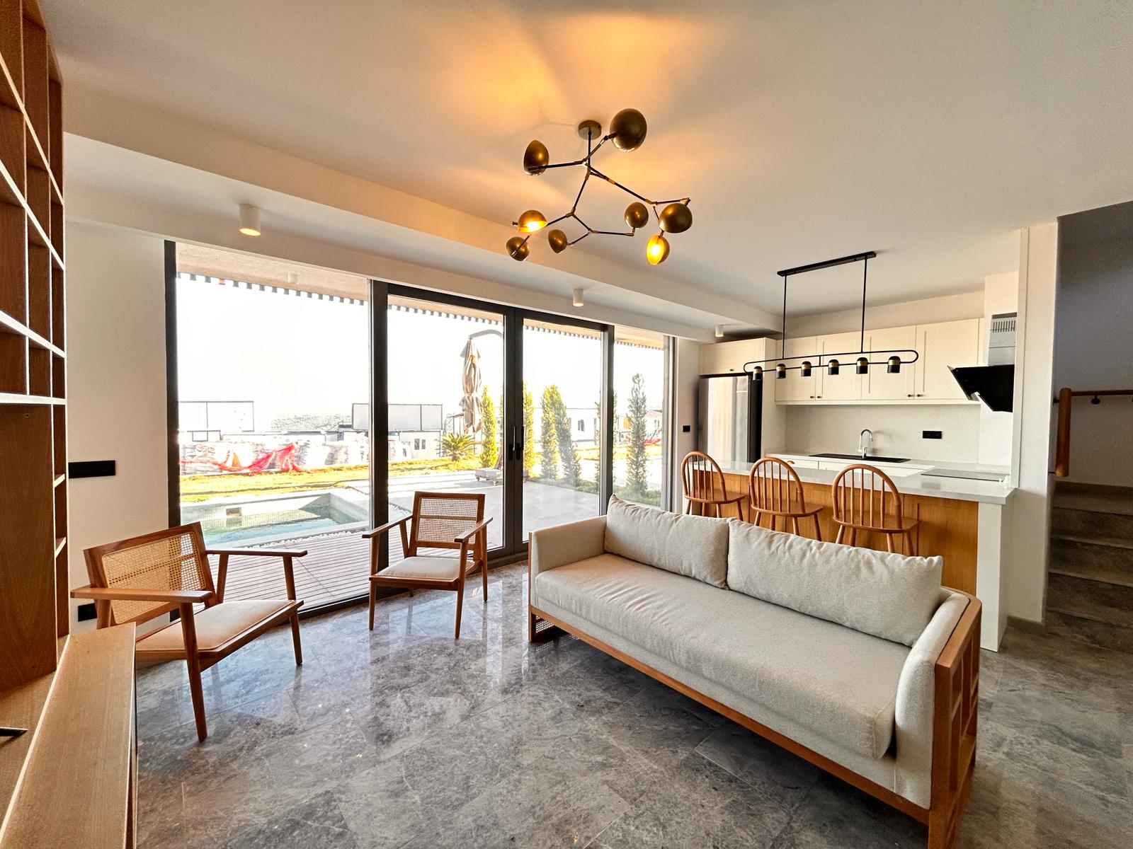 Современные виллы 3+1 и 4+1 с личным бассейном в тихом районе Бодрума. - Фото 17