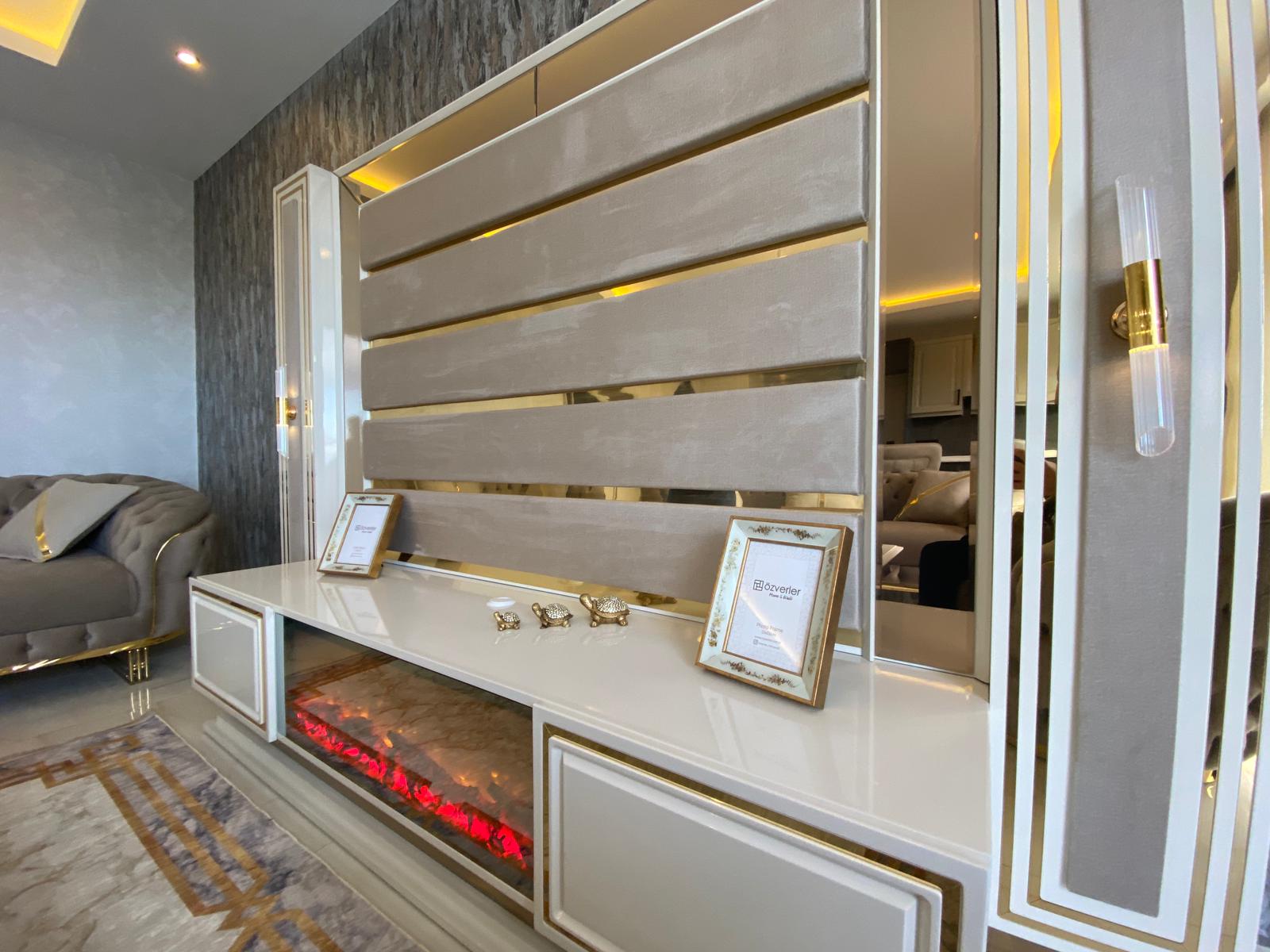 Просторный меблированный дуплекс 4+1 с видом на море в районе Кестель, Алания. - Фото 3