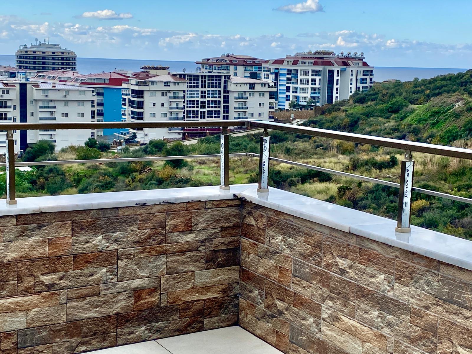 Просторный меблированный дуплекс 4+1 с видом на море в районе Кестель, Алания. - Фото 8