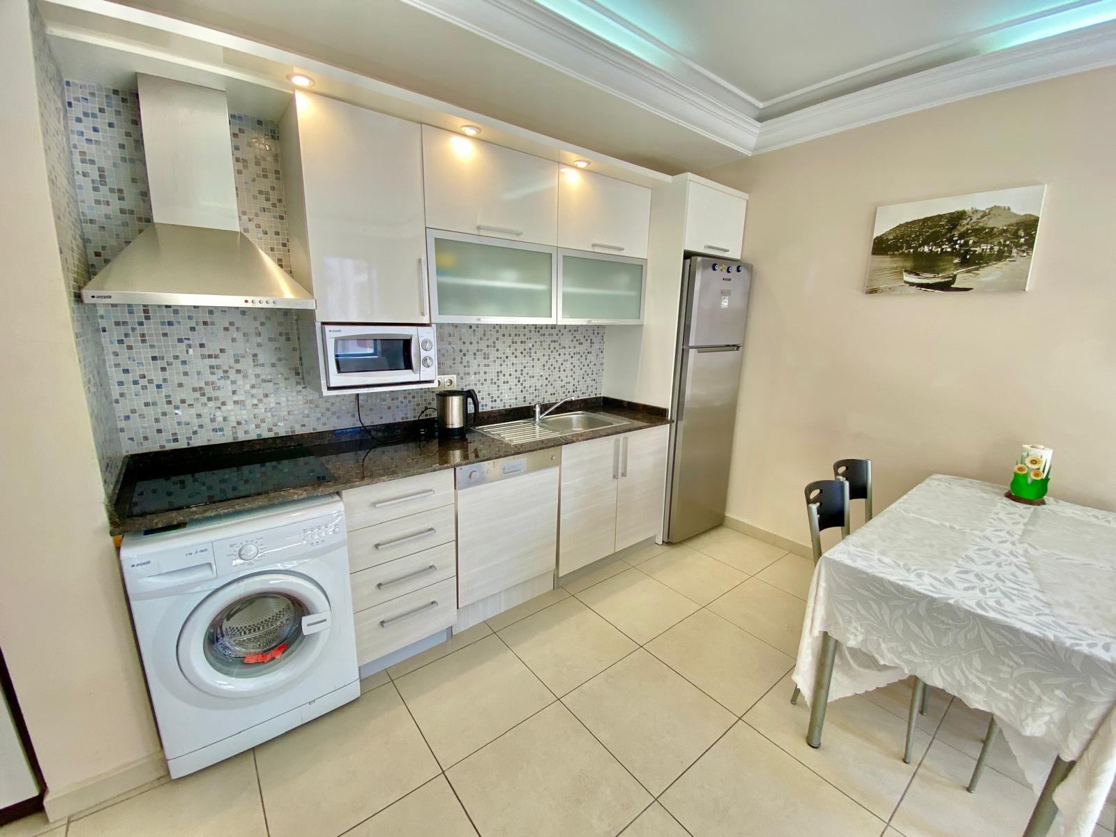 Квартира 1+1 рядом с пляжем Клеопатра в Алании. - Фото 12