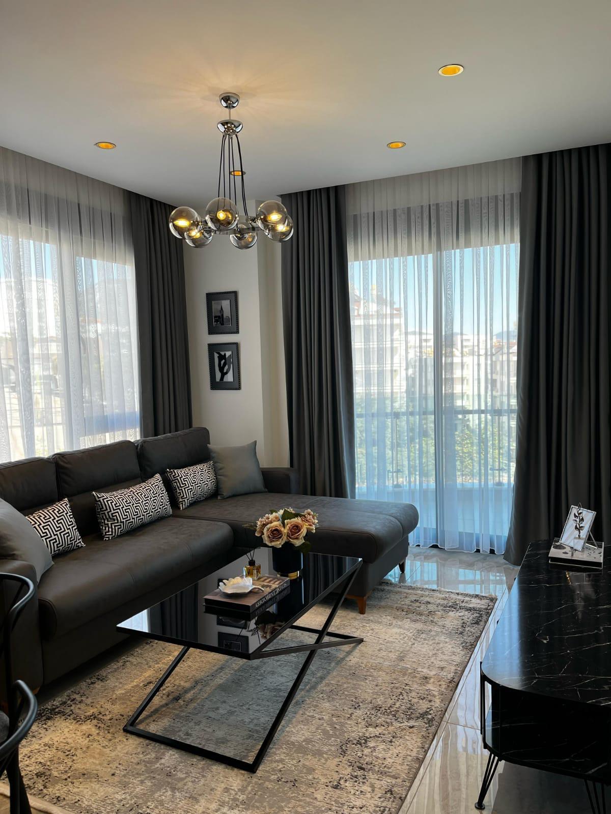 Апартаменты планировкой 1+1 рядом с морем в районе Тосмур. - Фото 41