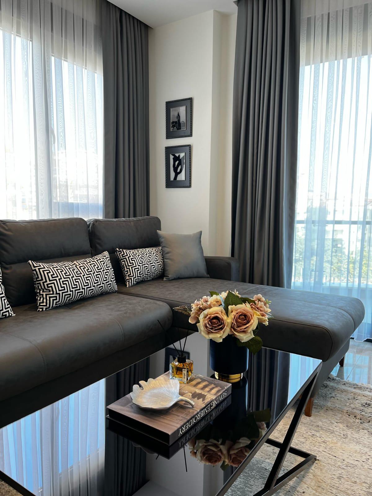 Апартаменты планировкой 1+1 рядом с морем в районе Тосмур. - Фото 42