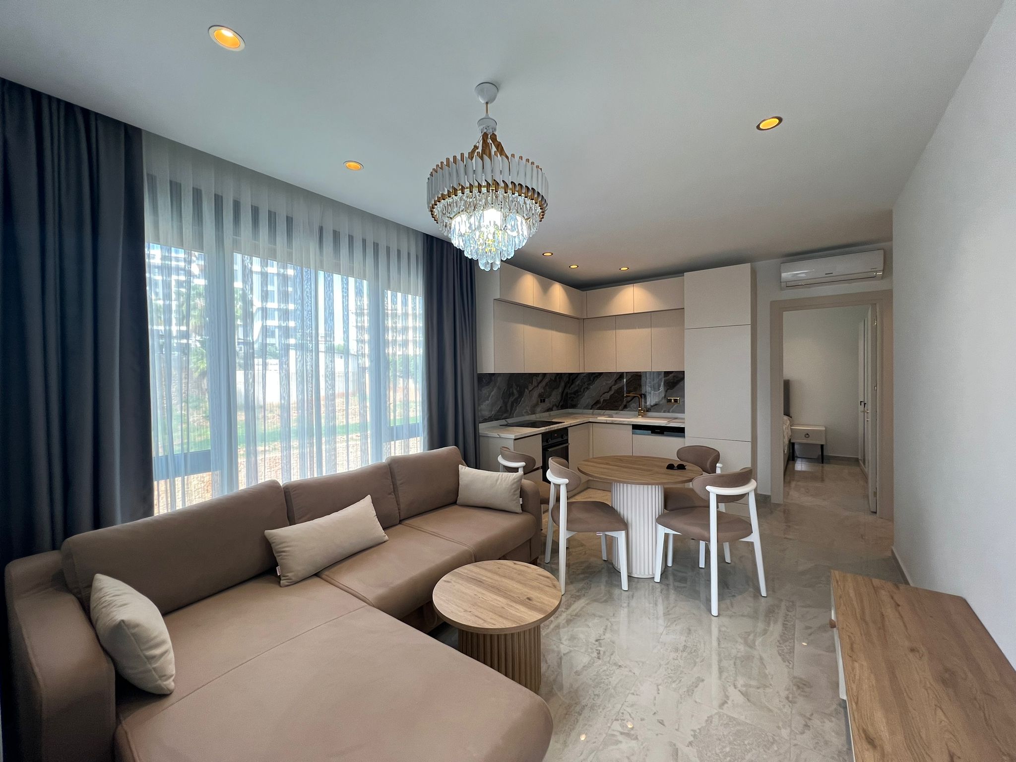 Уютные апартаменты планировкой 1+1 в районе Тосмур, всего в нескольких шагах от моря. - Фото 16