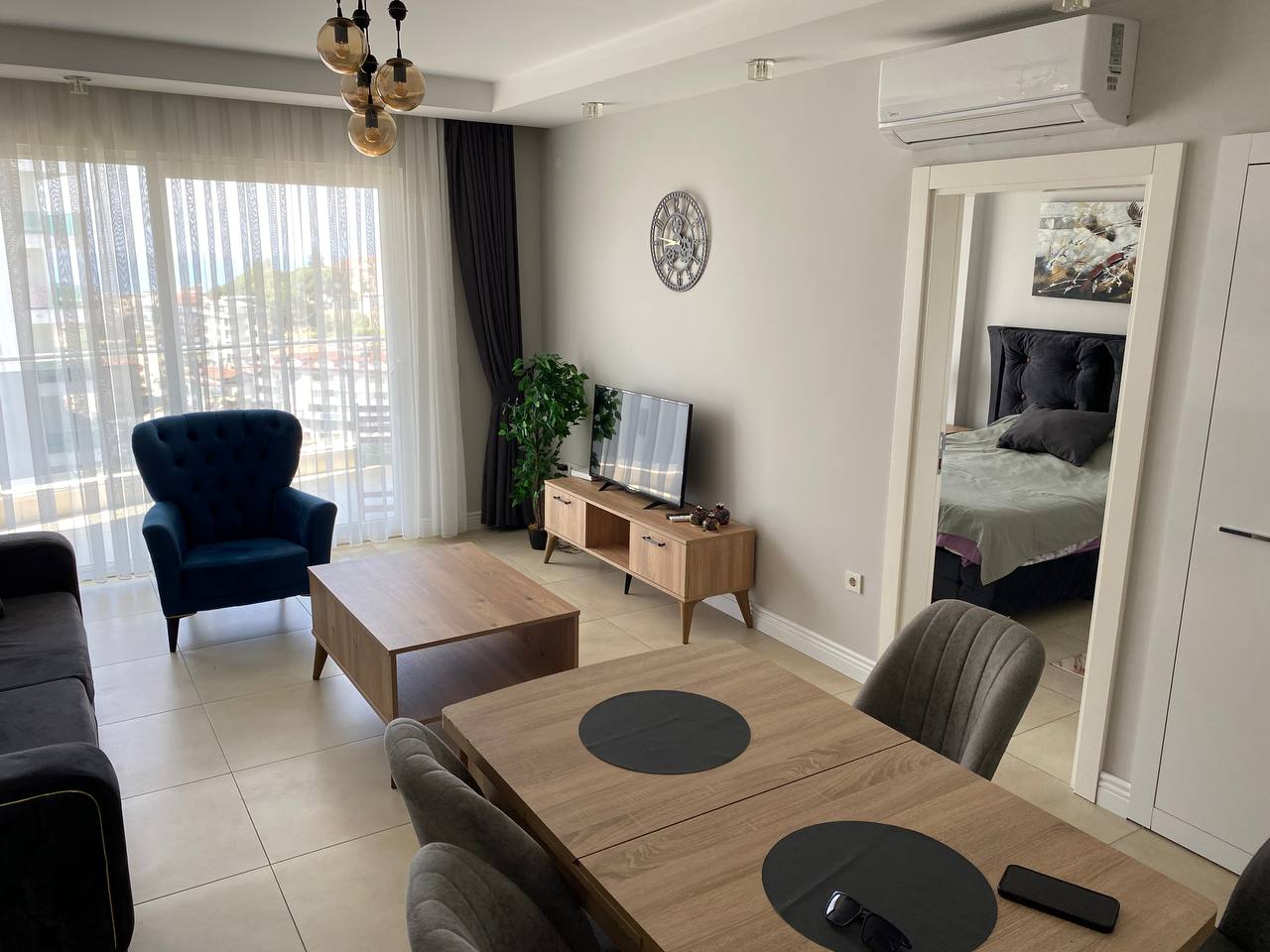 Уютная квартира планировкой 1+1 в Джикджилли. - Фото 6