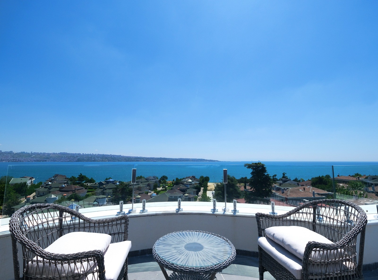 Элитные виллы 6+3 в Бююкчекмедже с панорамным видом на море. - Фото 62