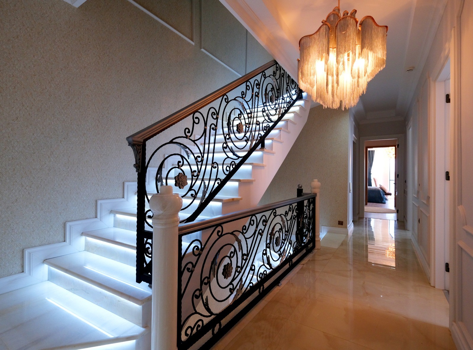 Элитные виллы 6+3 в Бююкчекмедже с панорамным видом на море. - Фото 36