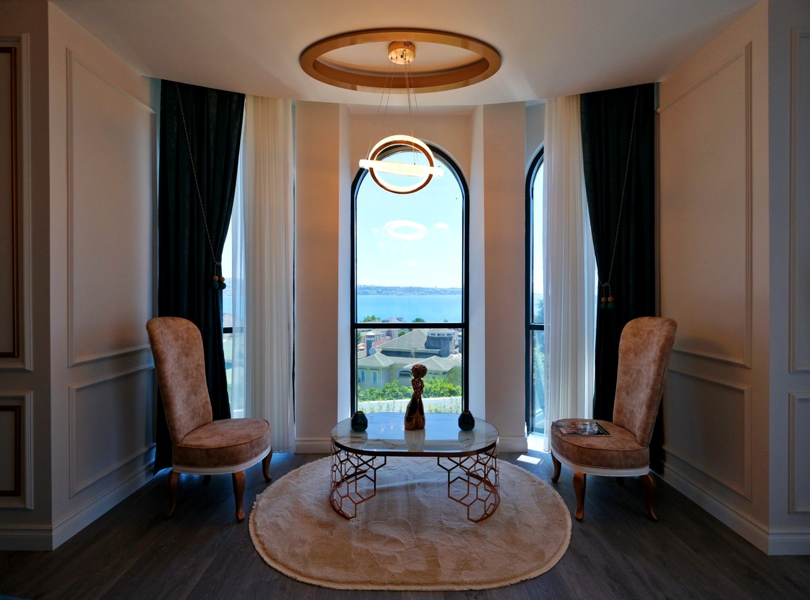 Элитные виллы 6+3 в Бююкчекмедже с панорамным видом на море. - Фото 42