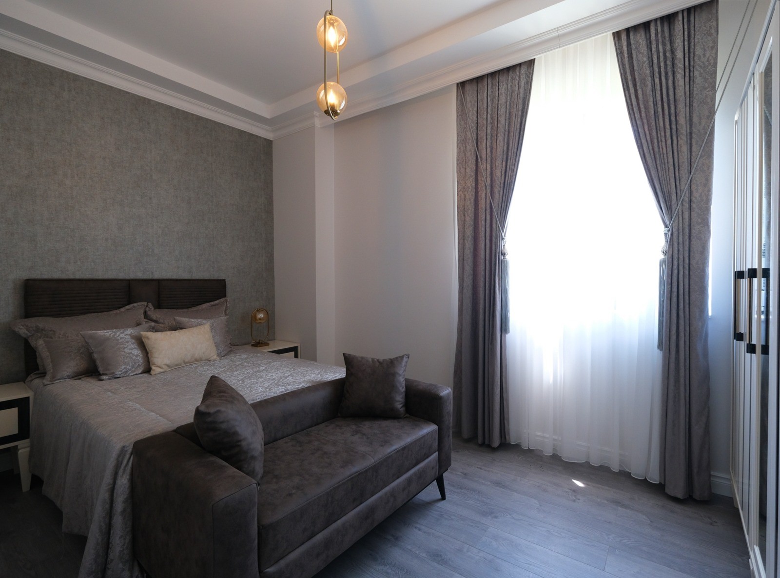 Элитные виллы 6+3 в Бююкчекмедже с панорамным видом на море. - Фото 34