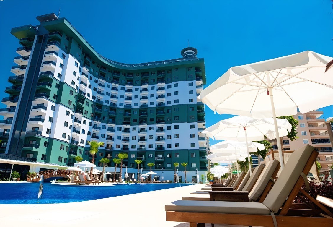 Меблированные апартаменты 1+1, 55 м² на 9 этаже в Махмутларе, в комплексе с развитой инфраструктурой. - Фото 6