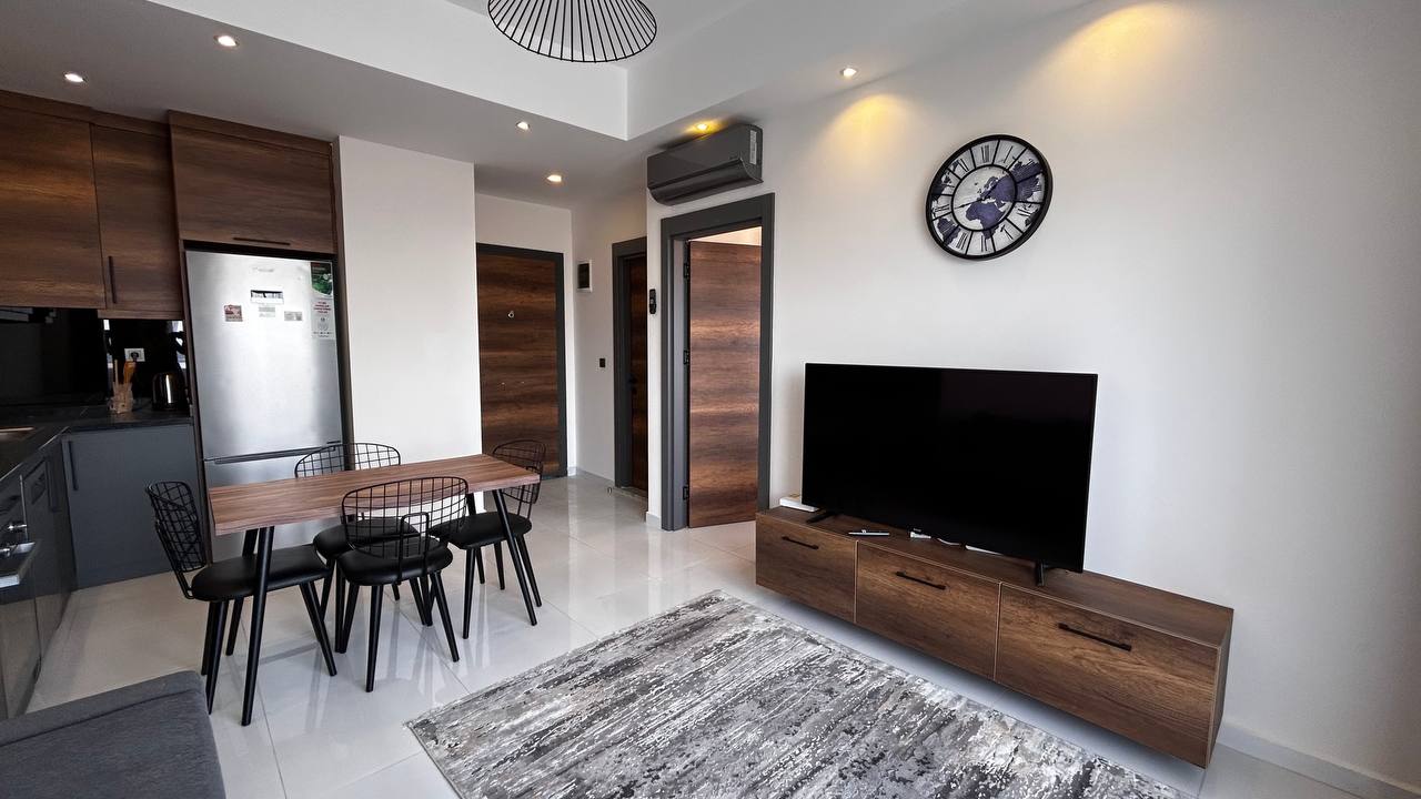 Меблированные апартаменты 1+1 в Махмутларе с видом на море, в комплексе с развитой инфраструктурой. - Фото 22