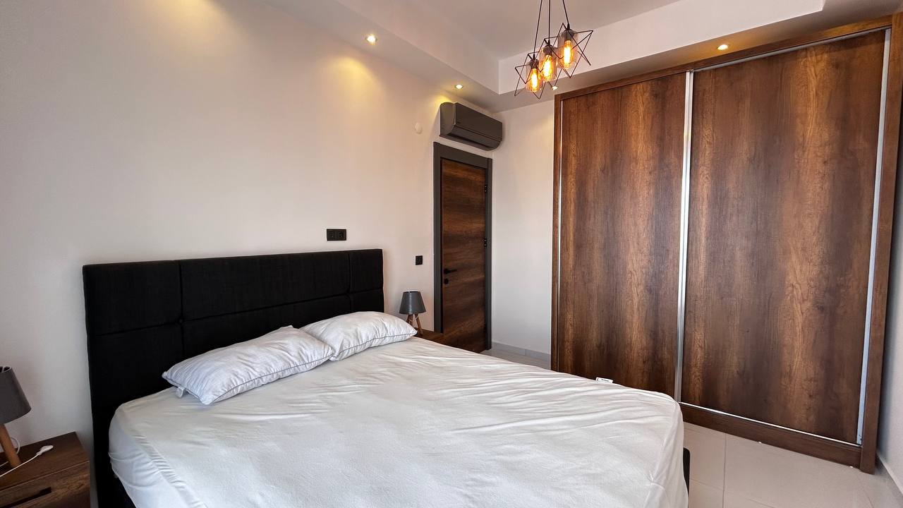 Меблированные апартаменты 1+1 в Махмутларе с видом на море, в комплексе с развитой инфраструктурой. - Фото 31