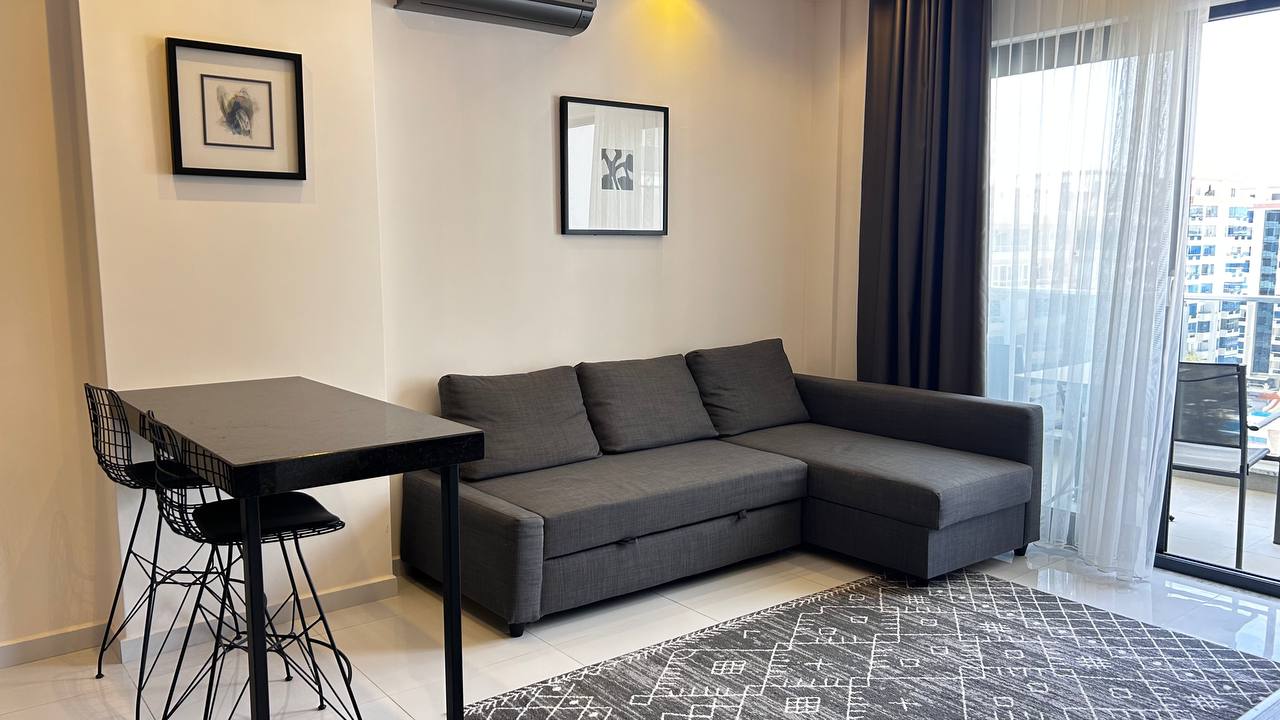 Меблированные апартаменты 1+1, 55 м² на 9 этаже в Махмутларе, в комплексе с развитой инфраструктурой. - Фото 19