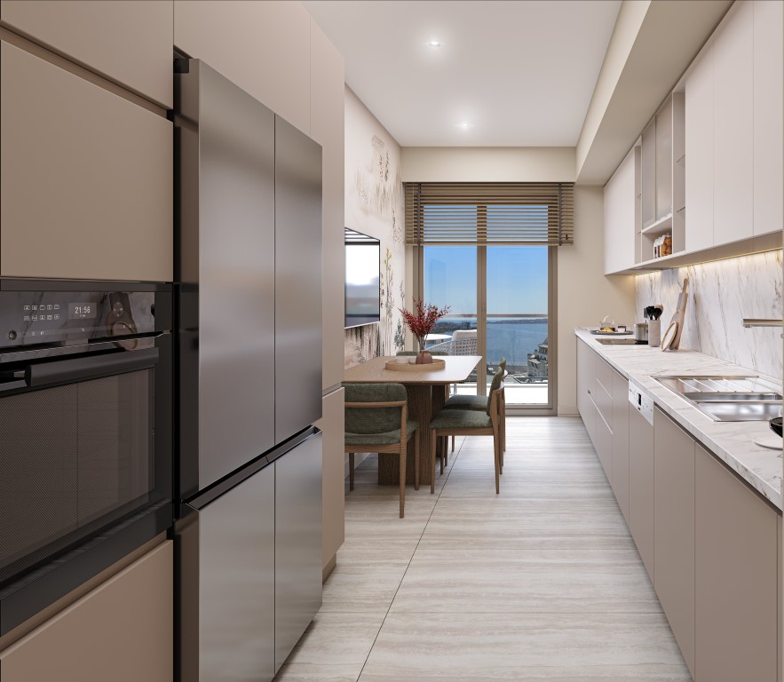 Современный жилой комплекс в районе Кючюкчекмедже Стамбул. - Фото 17