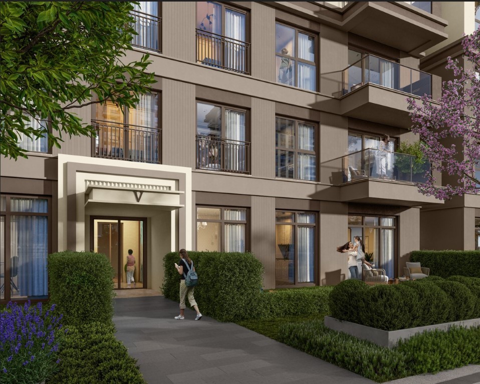 Современный жилой комплекс в районе Кючюкчекмедже Стамбул. - Фото 13