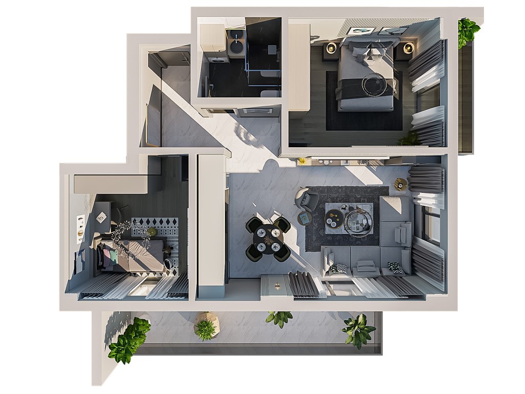 Проект нового жилого комплекса в районе Чыплаклы. - Фото 26