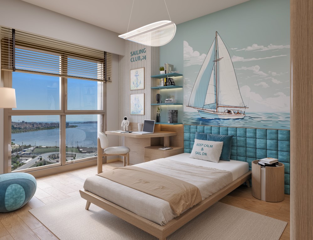 Современный жилой комплекс в районе Кючюкчекмедже Стамбул. - Фото 24