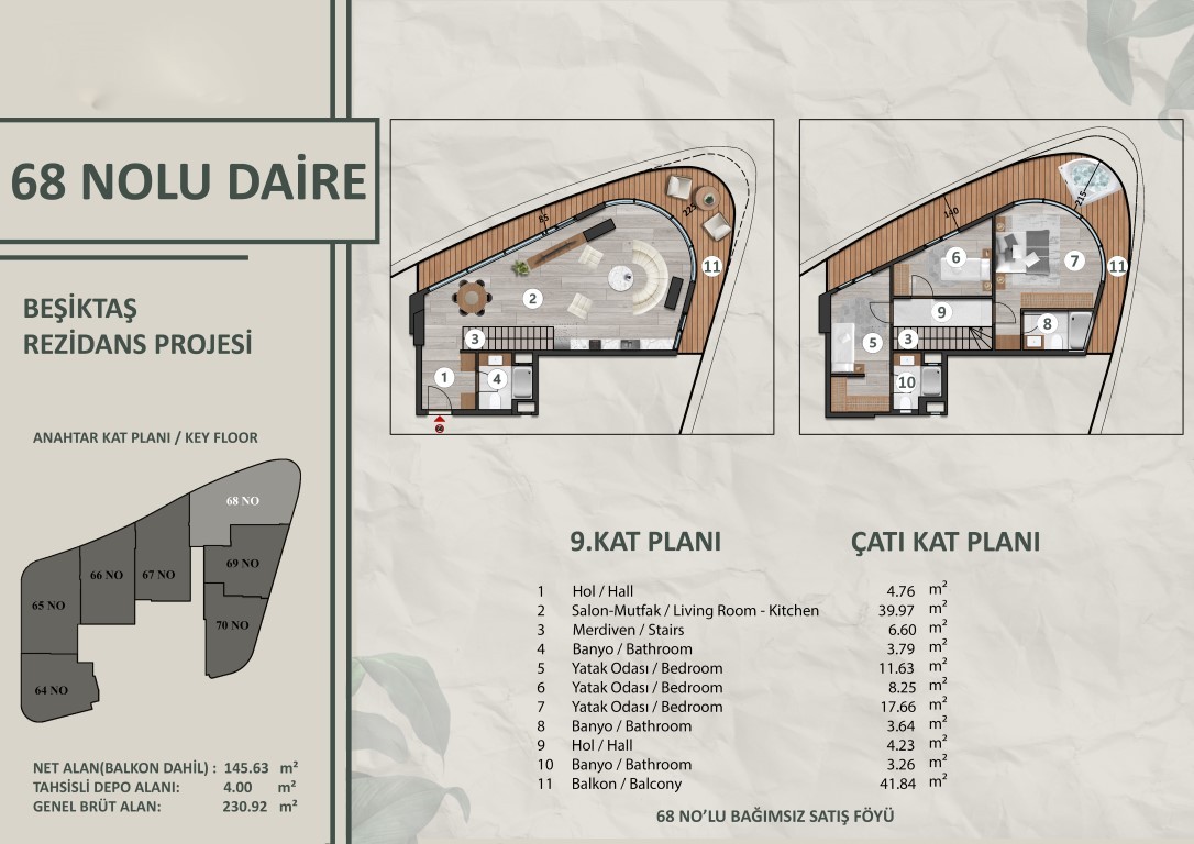 Новый проект современного жилого комплекса в районе Бешикташ Стамбул. - Фото 32