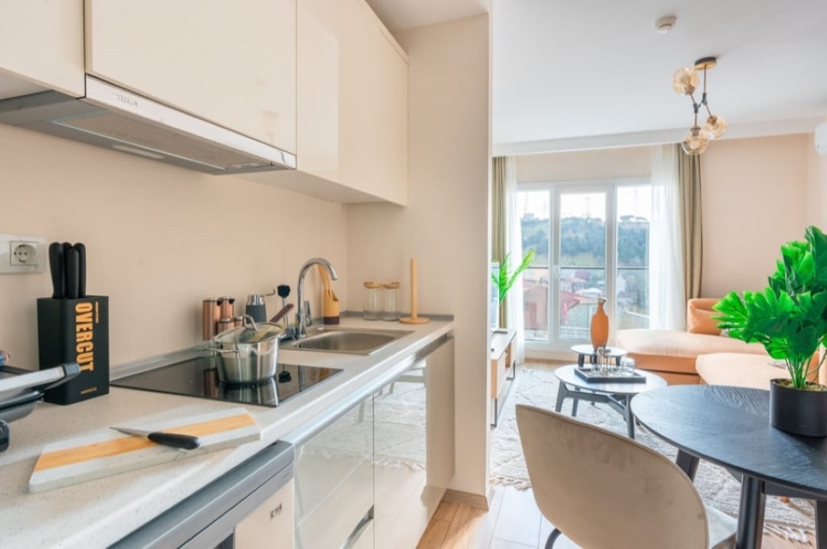 Современный жилой комплекс района Кягытхане Стамбул. - Фото 24