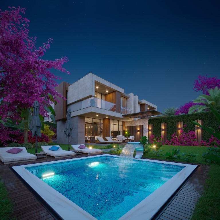 Просторные виллы в Бодруме с частным садом, бассейном и круглосуточной охраной. - Фото 14