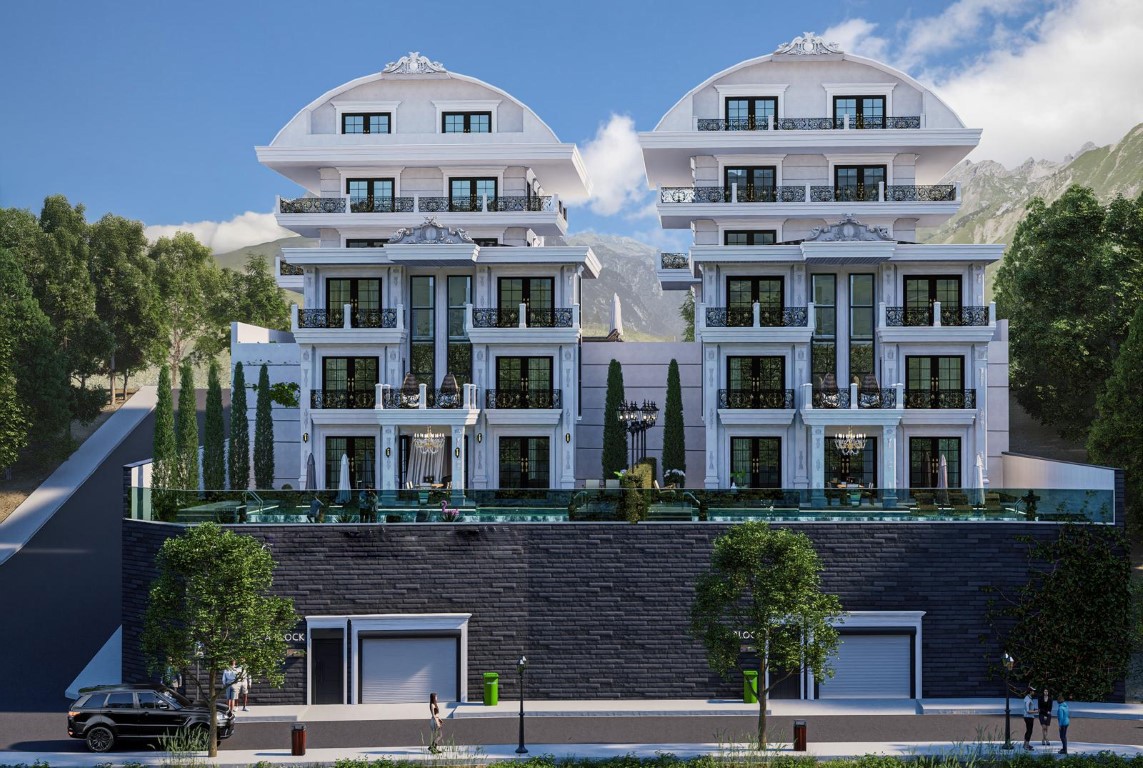 Просторная вилла с панорамным видом на море в районе Тепе, Аланья.  - Фото 4