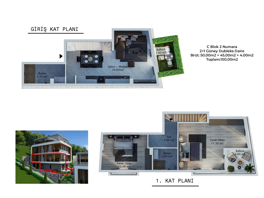 Ультра-люкс на вершине истории — новый проект в Аланье, в районе крепости. - Фото 41