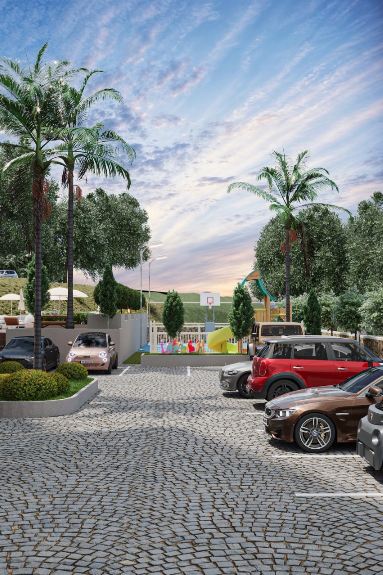 Современный жилой комплекс на стадии строительства в районе  Тосмур, Аланья. - Фото 14