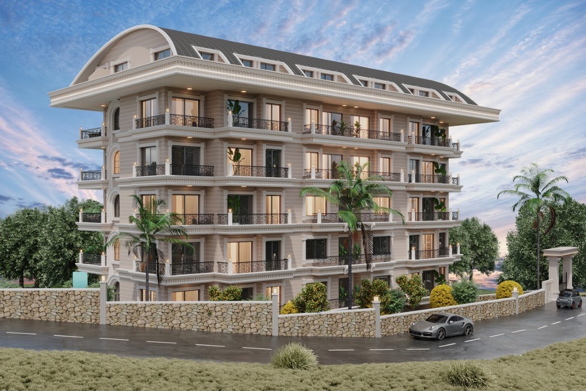 Современный жилой комплекс на стадии строительства в районе  Тосмур, Аланья. - Фото 2