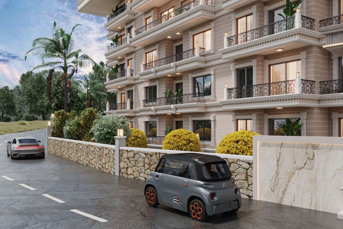 Современный жилой комплекс на стадии строительства в районе  Тосмур, Аланья. - Фото 6