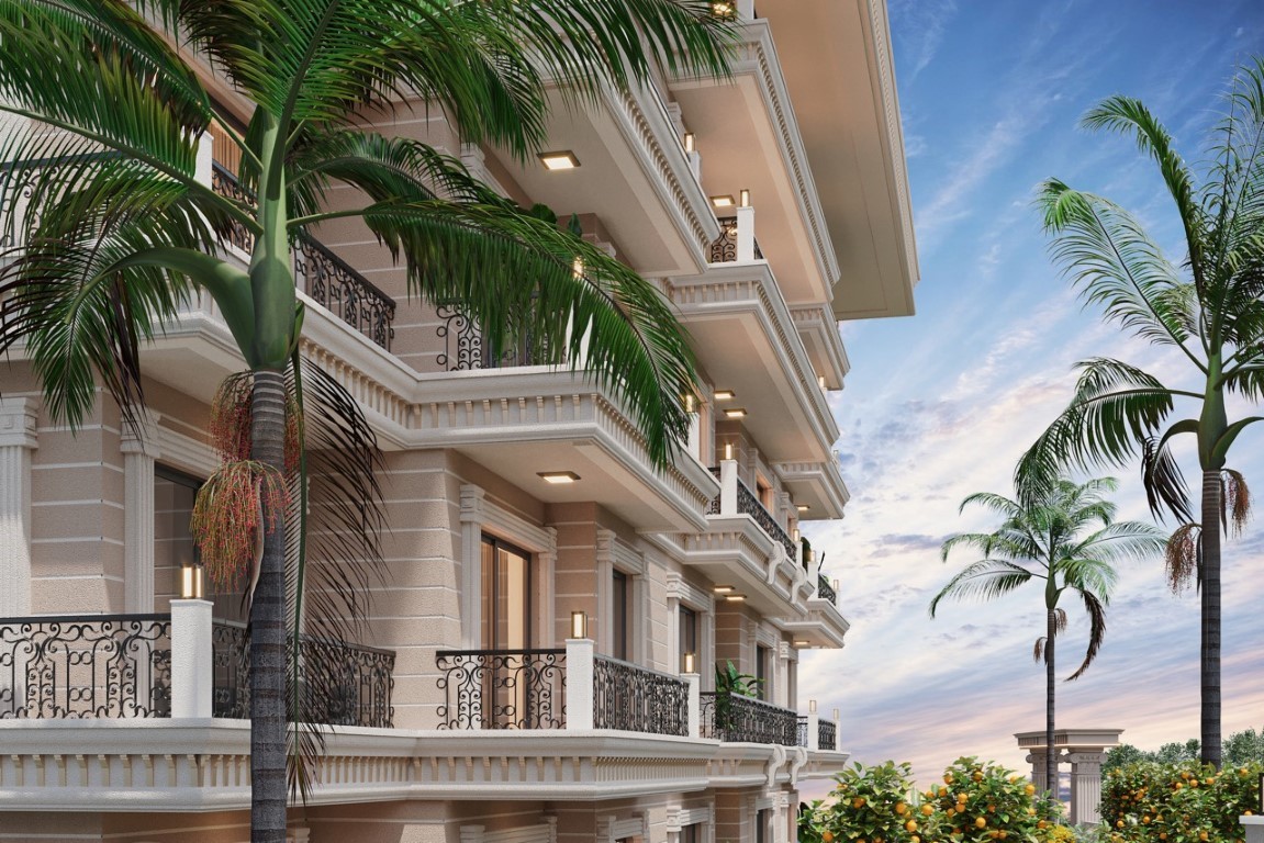 Современный жилой комплекс на стадии строительства в районе  Тосмур, Аланья. - Фото 7