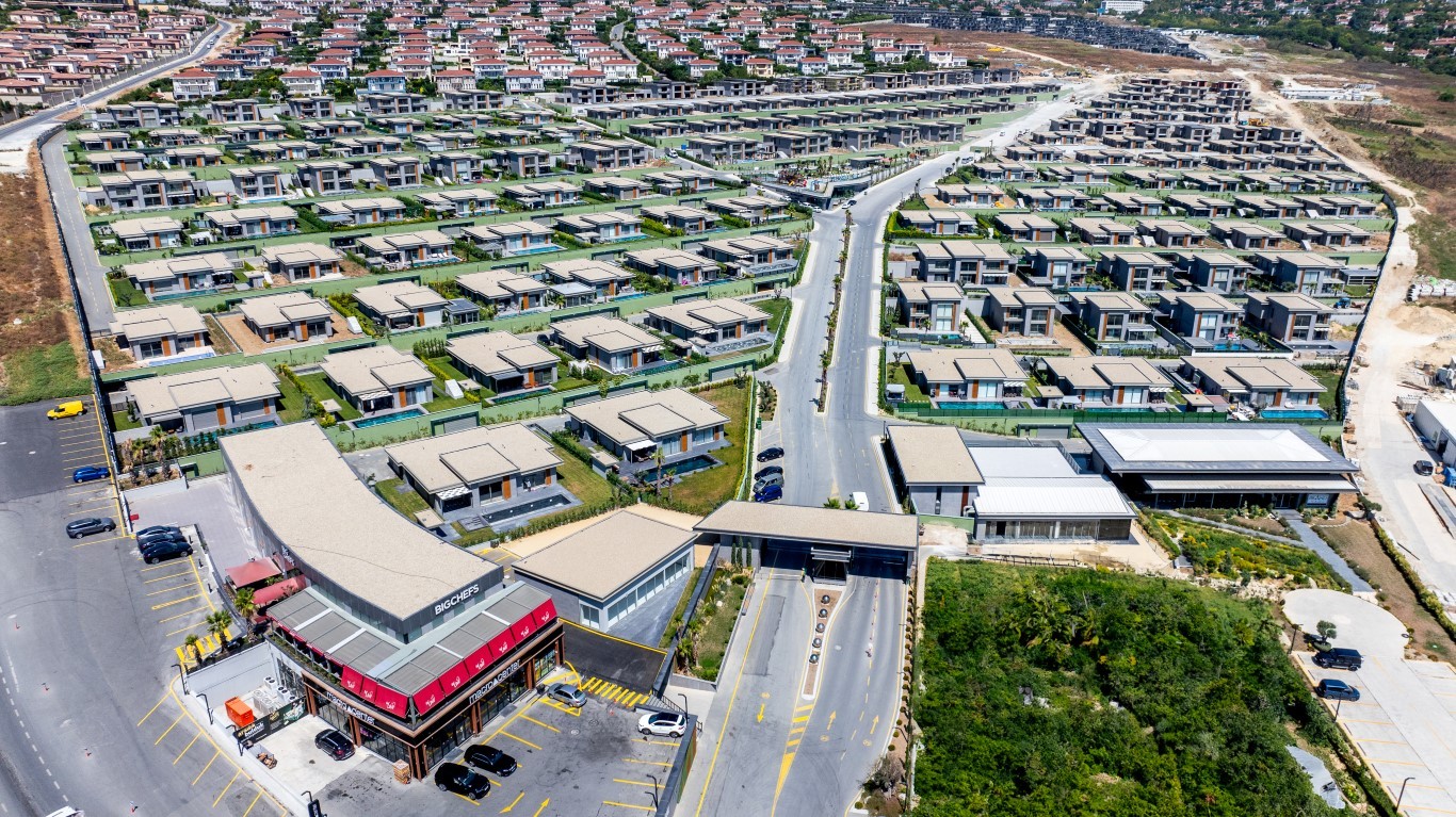 Комплекс роскошных вилл в районе Бюючекмедже Стамбул. - Фото 35