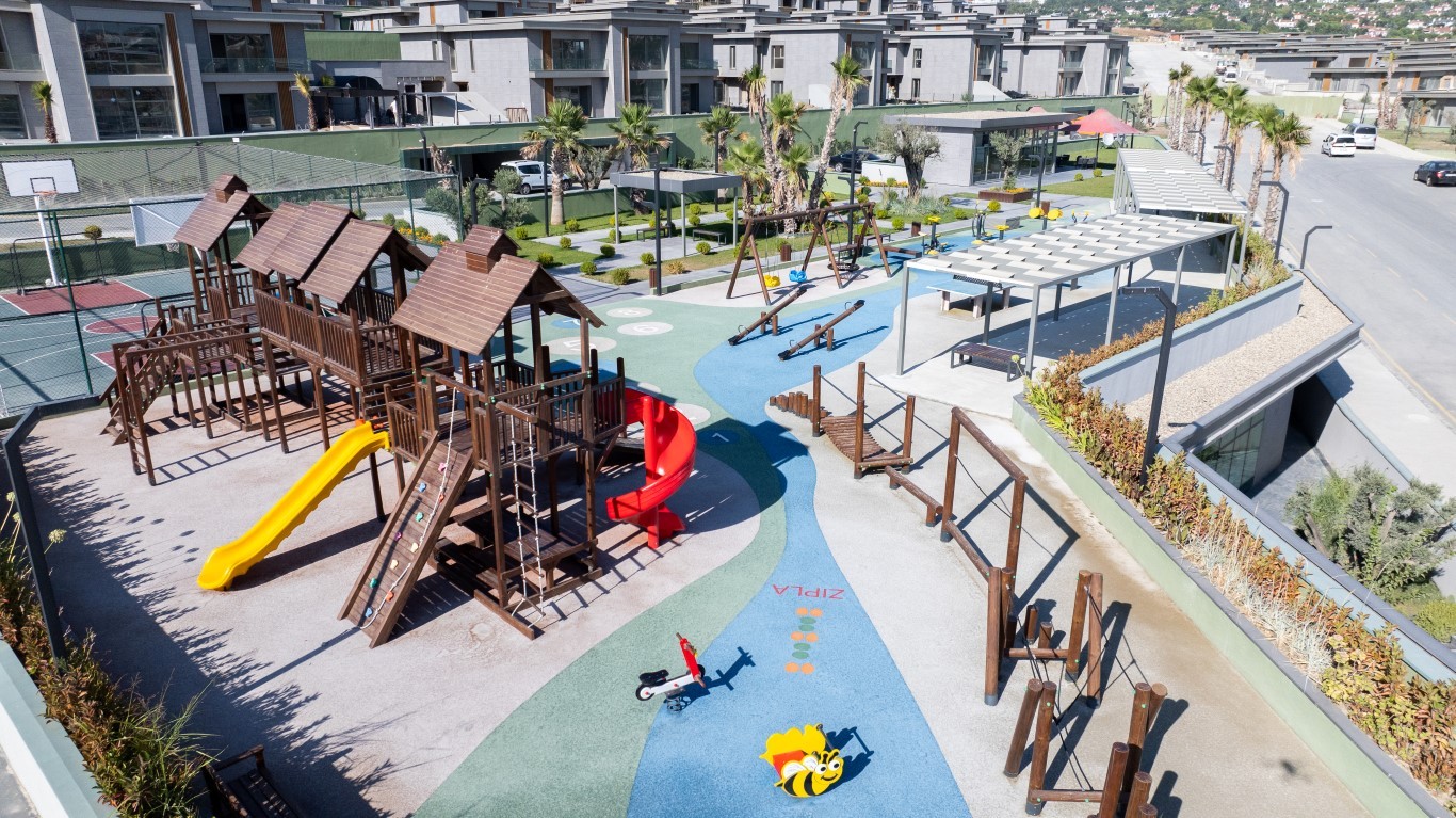 Комплекс роскошных вилл в районе Бюючекмедже Стамбул. - Фото 42