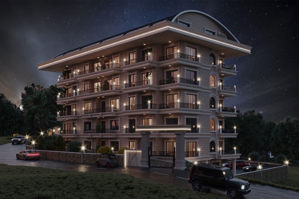 Современный жилой комплекс на стадии строительства в районе  Тосмур, Аланья. - Фото 16