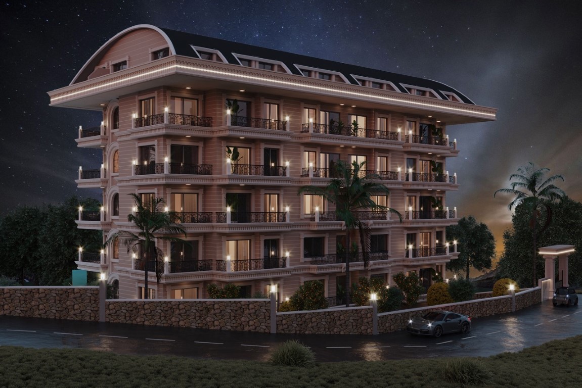 Современный жилой комплекс на стадии строительства в районе  Тосмур, Аланья. - Фото 17