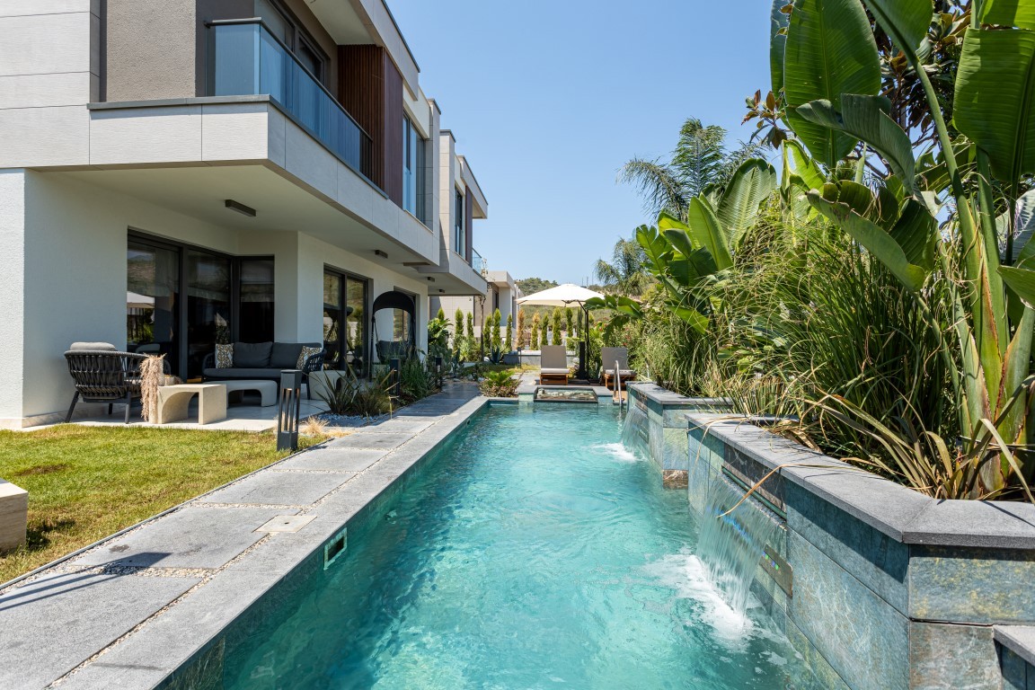 Просторные виллы в Бодруме с частным садом, бассейном и круглосуточной охраной. - Фото 38